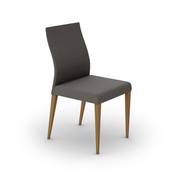 Dali chair with low backrest
