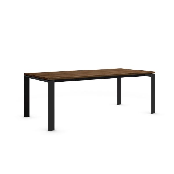 Dhabi table with black legs