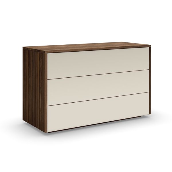 Mya single dresser with glass drawer fronts